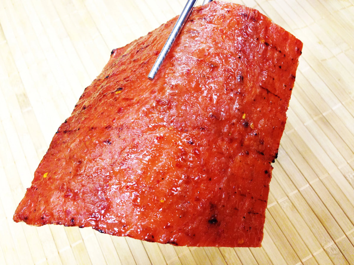 Fire-Grilled Pork Jerky Spicy Flavor 8 oz X762