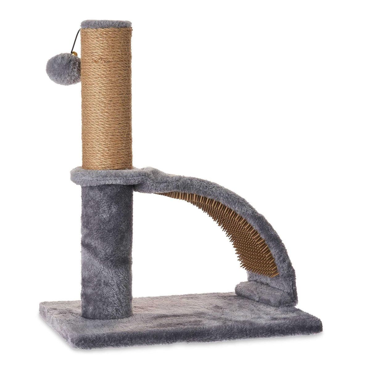 Jute Cat Scratching Post with Arch Rubber Massager S531
