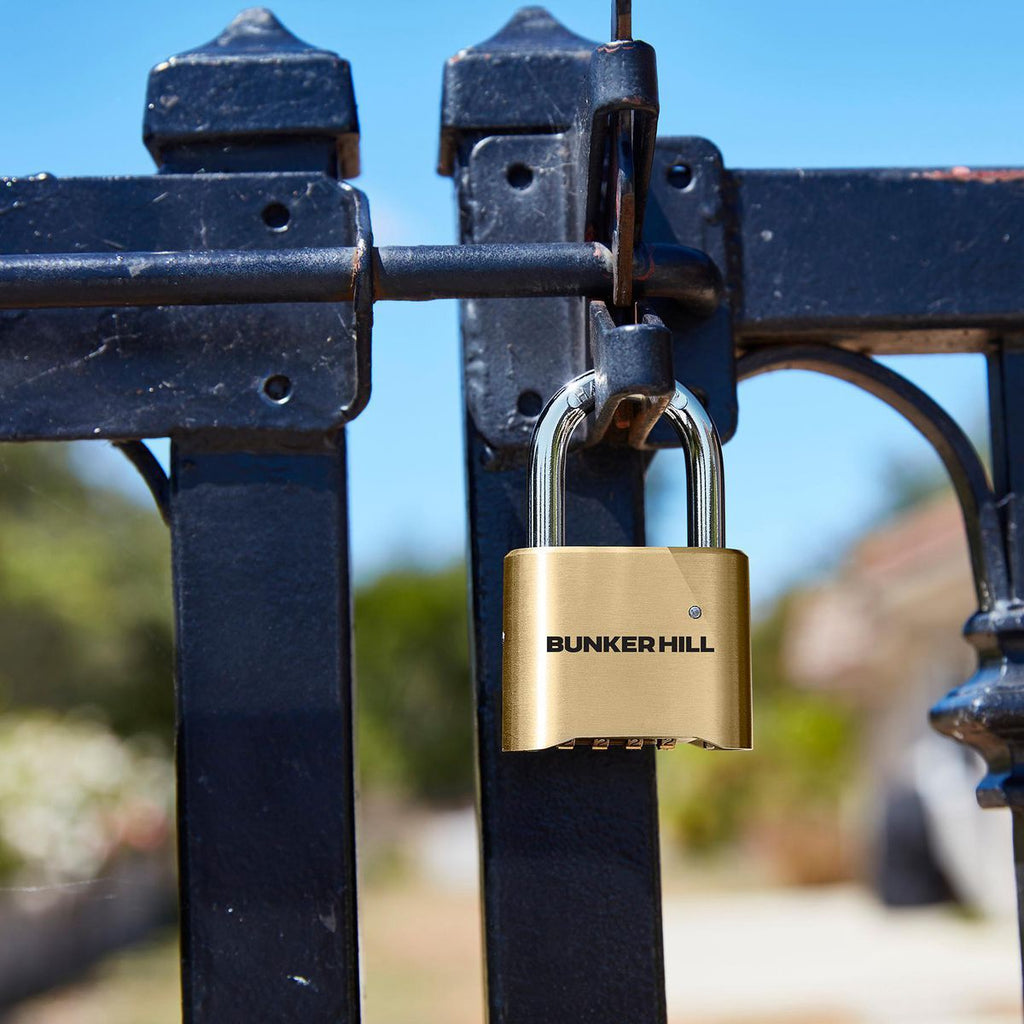 2 in. Solid Body Brass Combination Padlock K62905