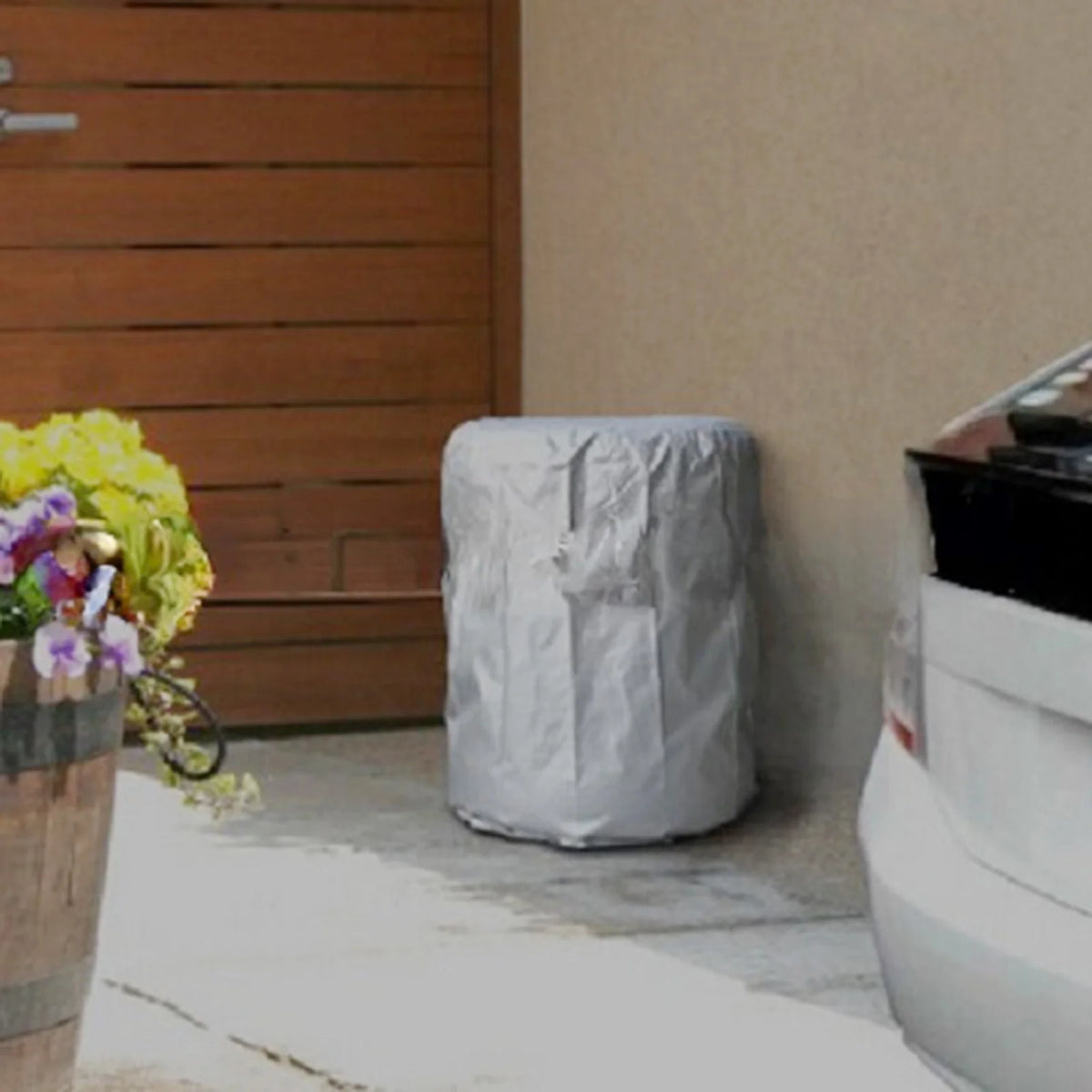 Tire Storage Cover for 4 Tires Stacked Large 210D Oxford Cloth Foldable Adjustable Bag Z270