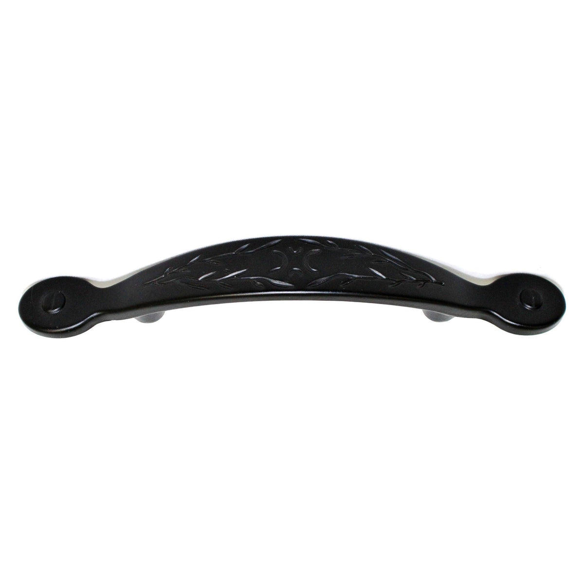 Matte Black Zinc Leaf Cabinet Pulls Pack of 25 A275637