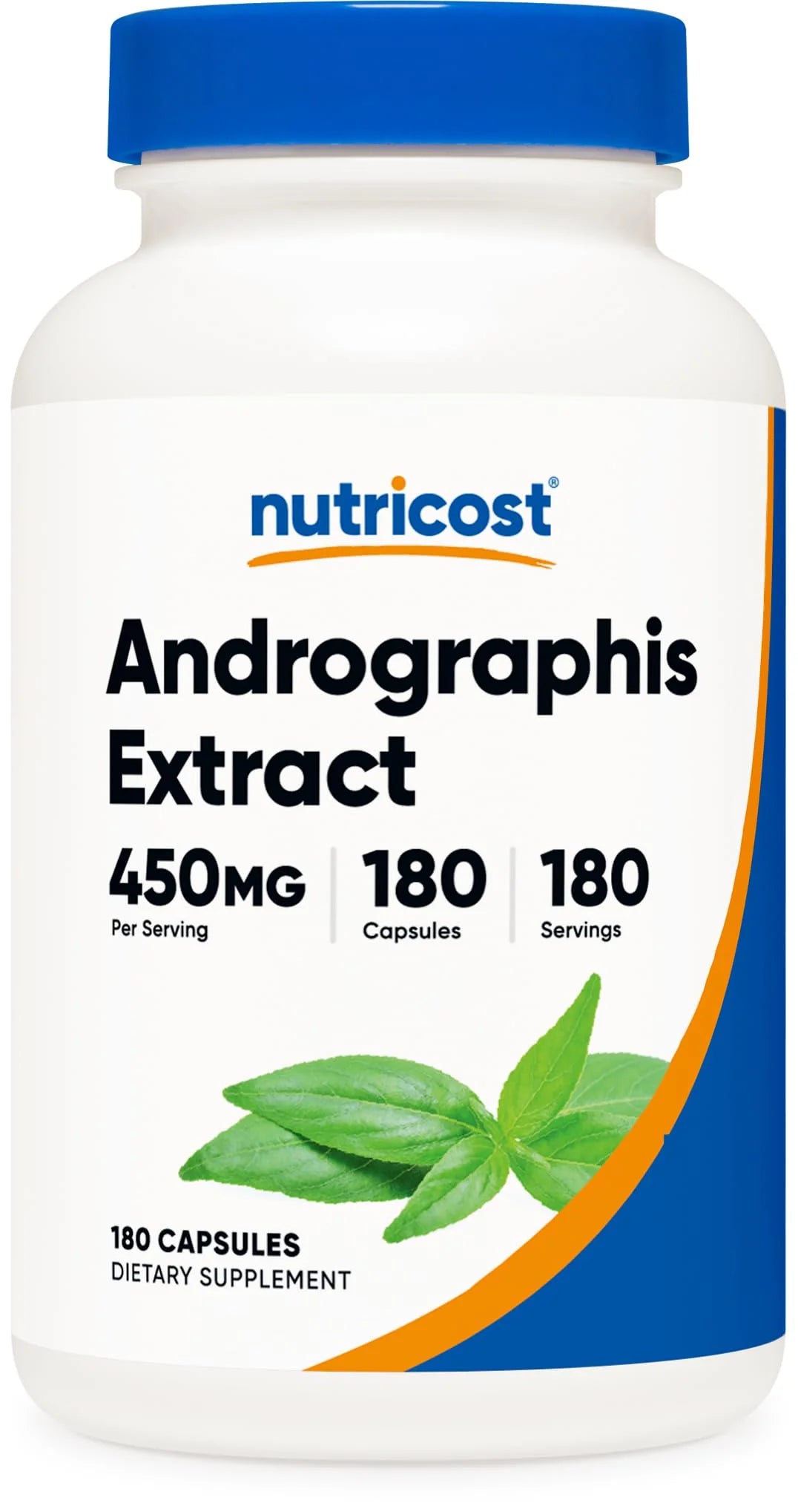 Andrographis Extract 450mg 180 Vegetarian Capsules Non-GMO Gluten Free W895332