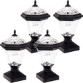 2 Pack Solar Post Cap Light for 4 x 4 Wood Posts W197955