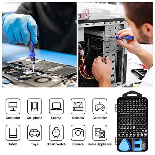 124-Piece Magnetic Precision Screwdriver Set P20929