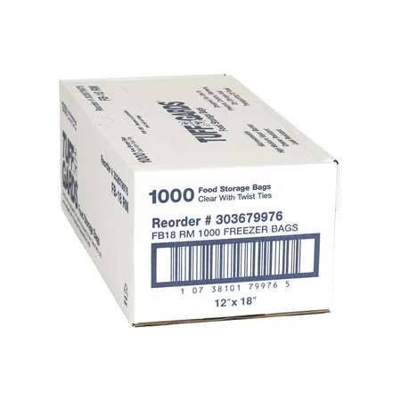 12x18 Freezer Storage Bags B68507