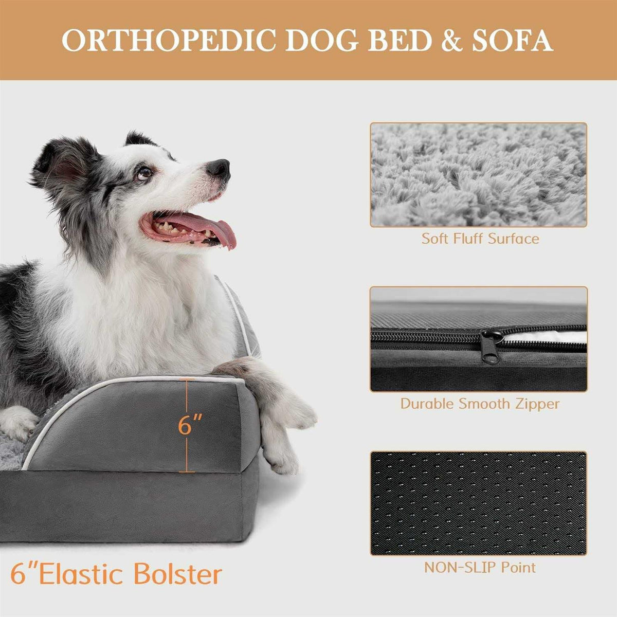 Waterproof Orthopedic Dog Bed Z139