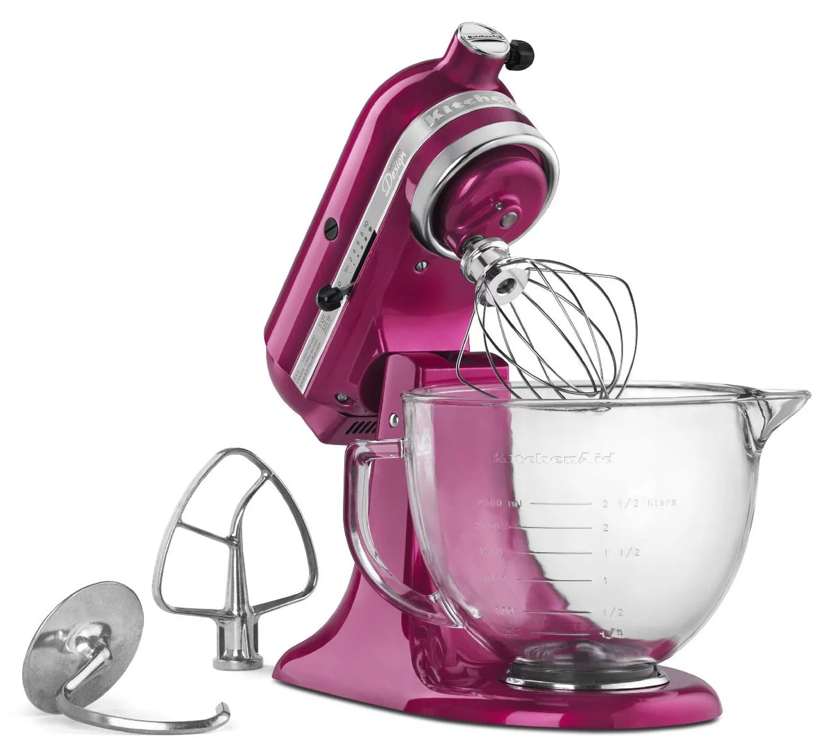 5 Quart Tilt-Head Stand Mixer with Glass Bowl Q50580
