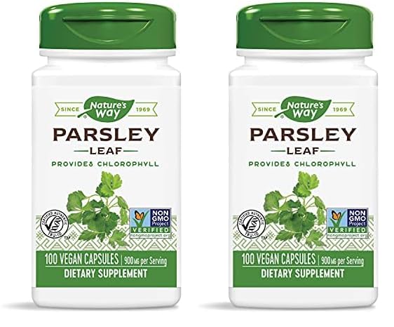 Parsley Leaf 100 Vegan Capsules Pack of 2 Y42355