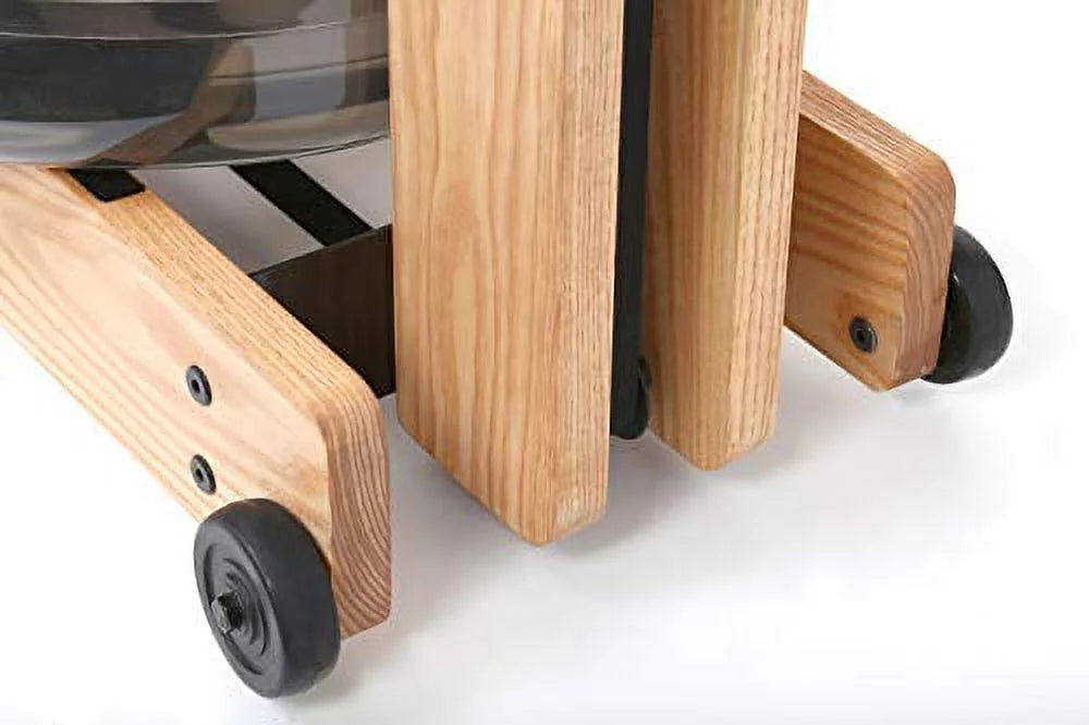 Natural Ash Wood Rowing Machine with S4 Monitor P812430