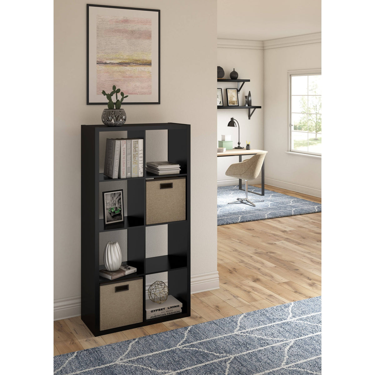 Brown Cube Bookcase A78951