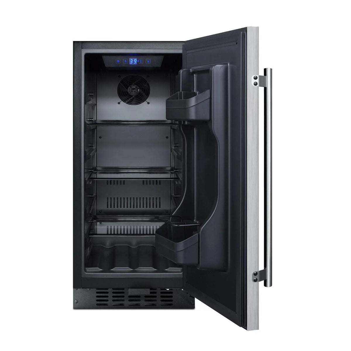 15-Inch 3.0 Cu. Ft. Outdoor Rated Compact Refrigerator - Stainless Steel S717