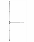 Vertical Rod Exit Device 36 inch Silver Finish L8229