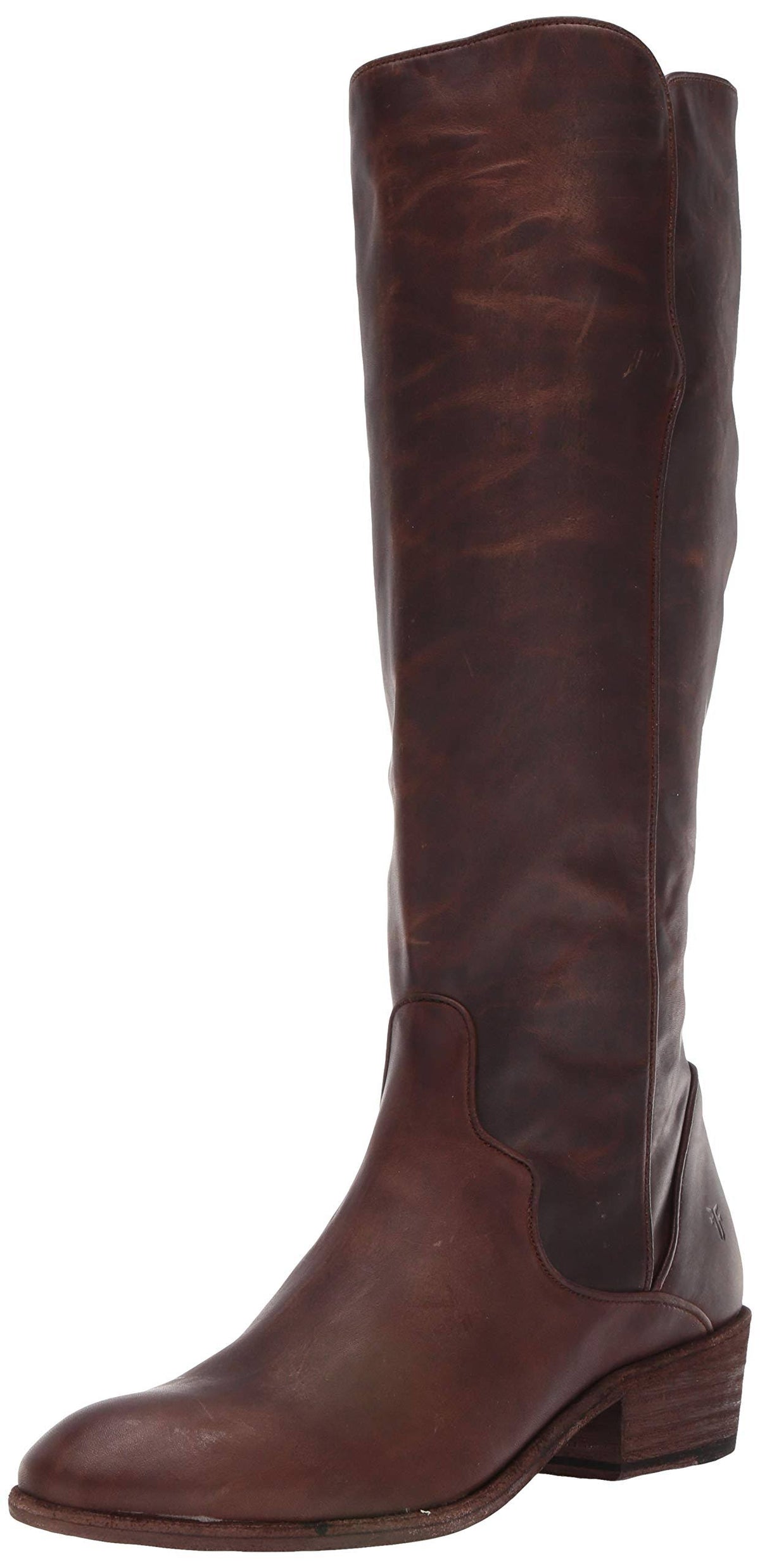Dark Brown Tall Boots Q65663