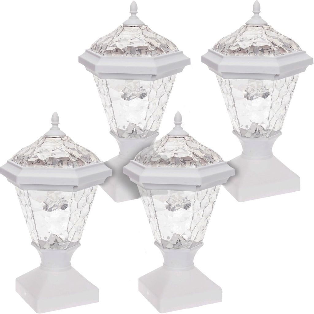 2 Pack Solar Post Cap Light for 4 x 4 Wood Posts W197955