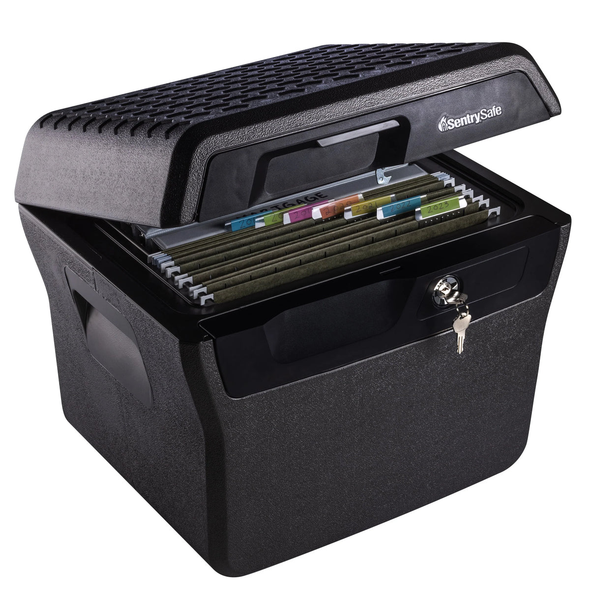 Fire-Resistant Water-Resistant File Safe Box with Key Lock 0.66 Cu. ft. W27797