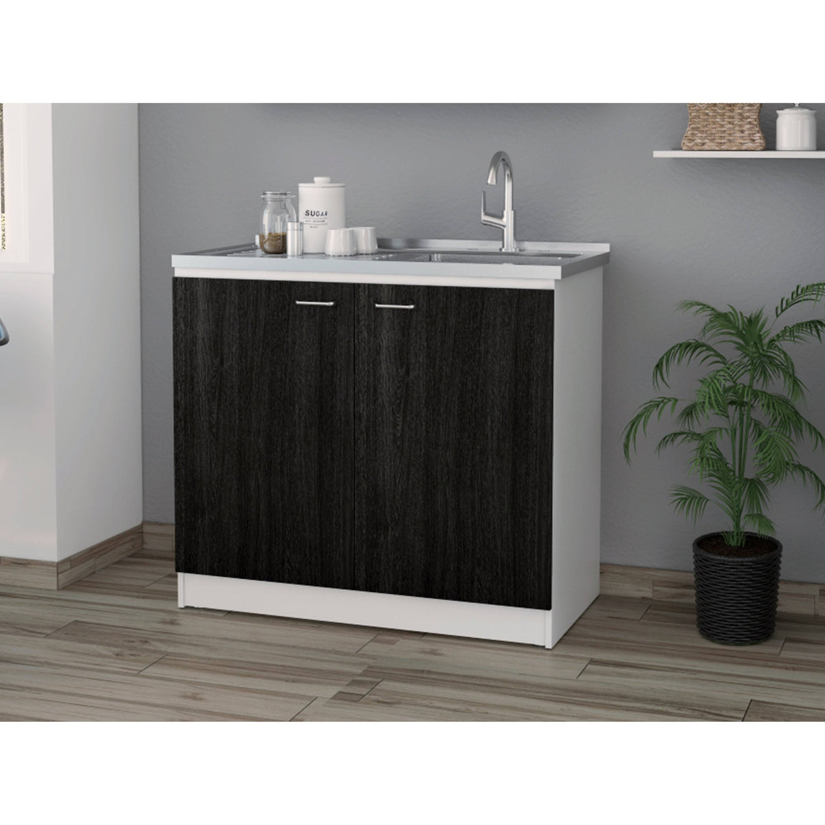 Espresso Utility Sink Cabinet B952110
