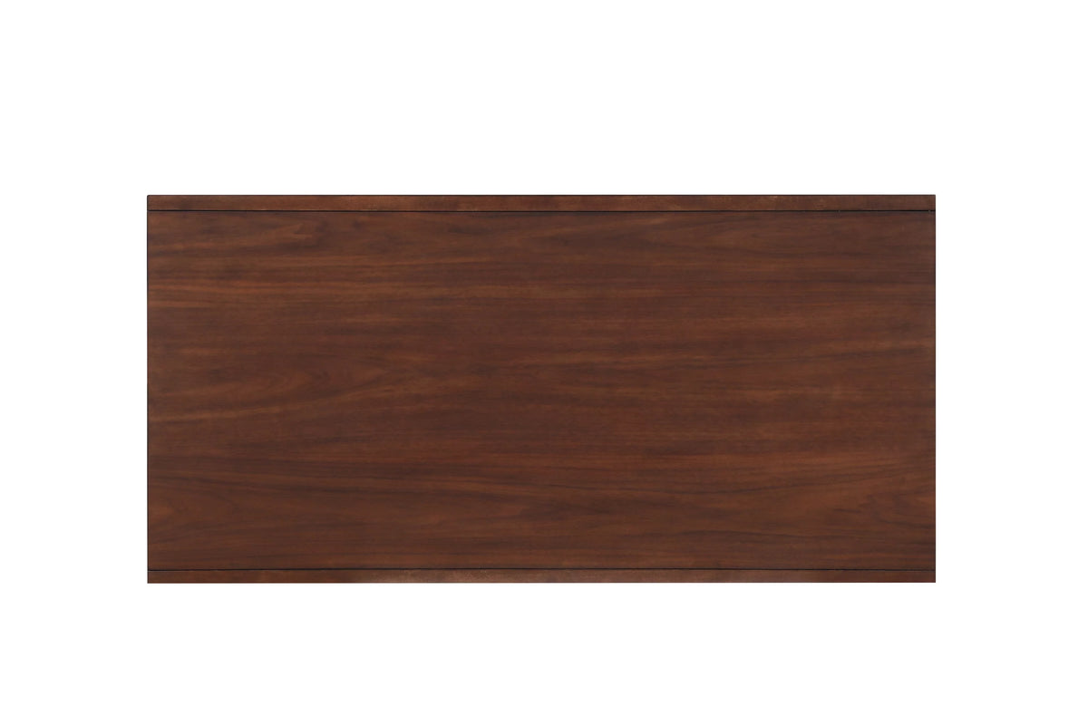 1 Pc Brown Wood Coffee Table with 2 Drawers B350