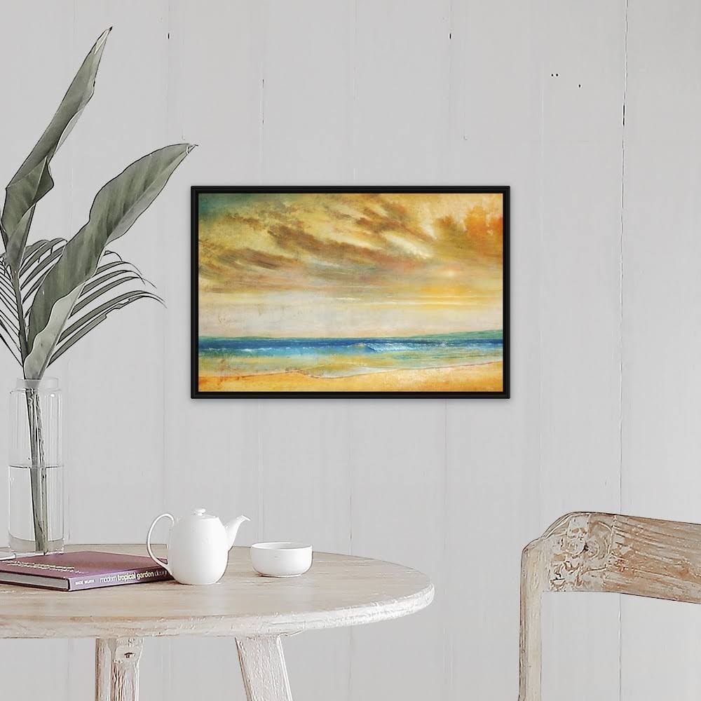 Black Float Frame Canvas Art - 24 x 16 H704932