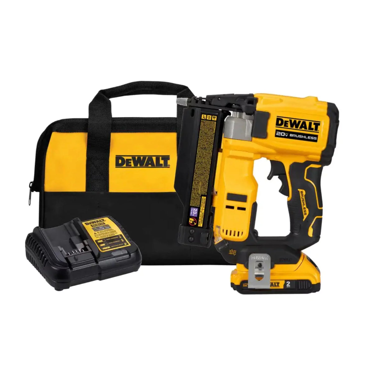 20V MAX Cordless 23 Gauge Pin Nailer Kit with 2.0Ah Battery and Charger G550162