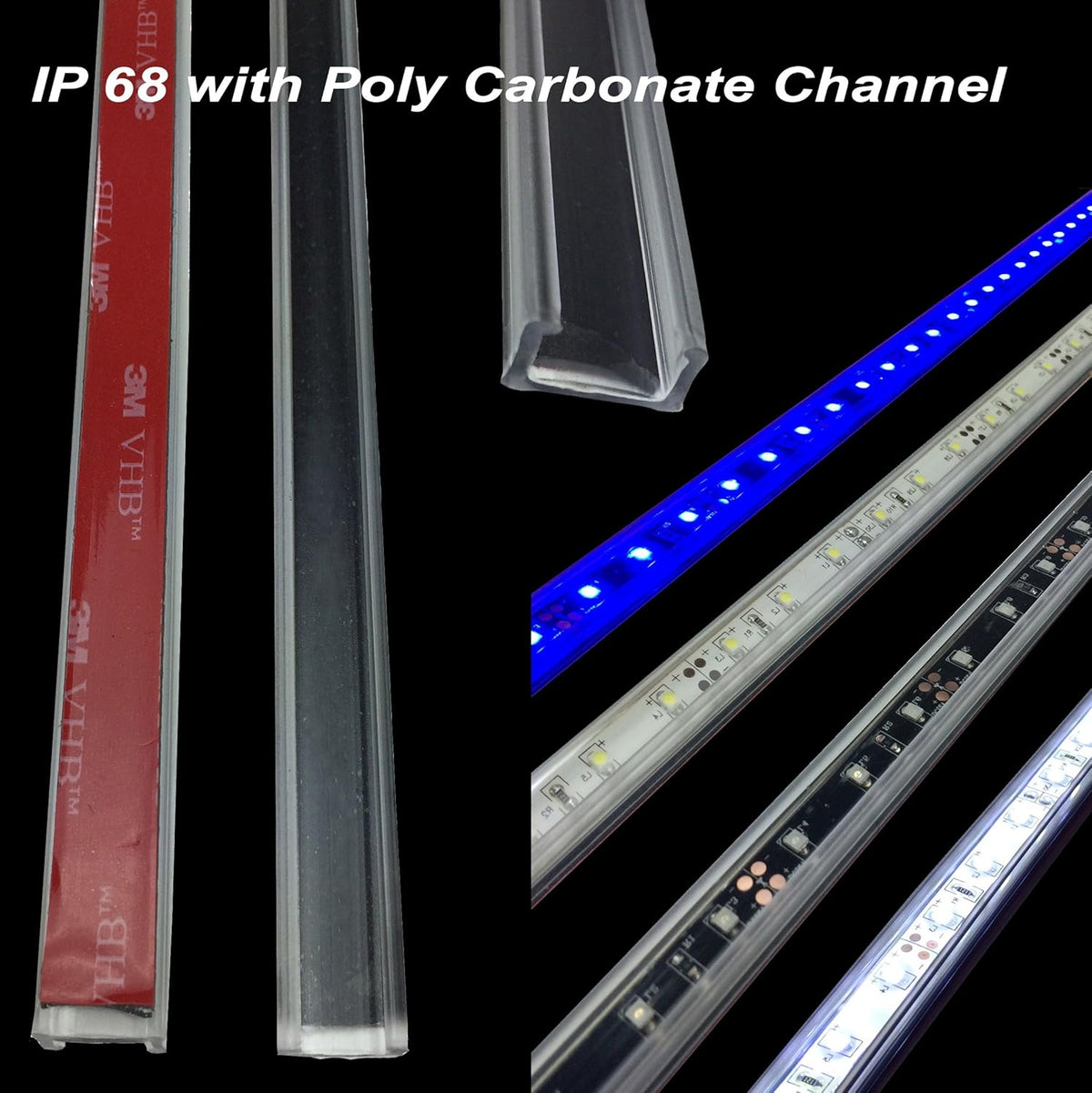 16' Blue LED Awning Party Light W8681