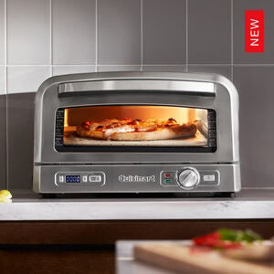 1800W Indoor Pizza Oven with Pizza Stone, Deep-Dish Pan & Pizza Peel Z87967