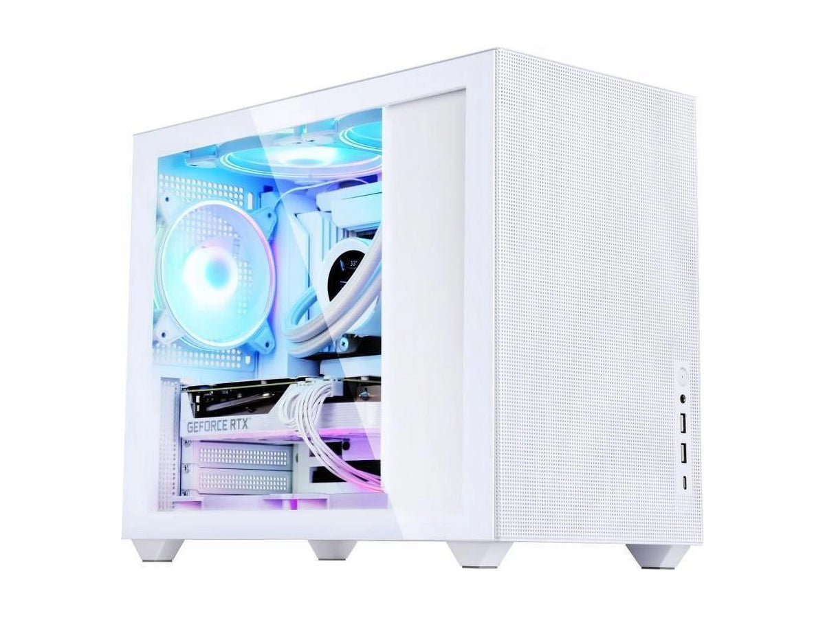 Mini Micro ATX Tower Computer Case with Tempered Glass Side R5696