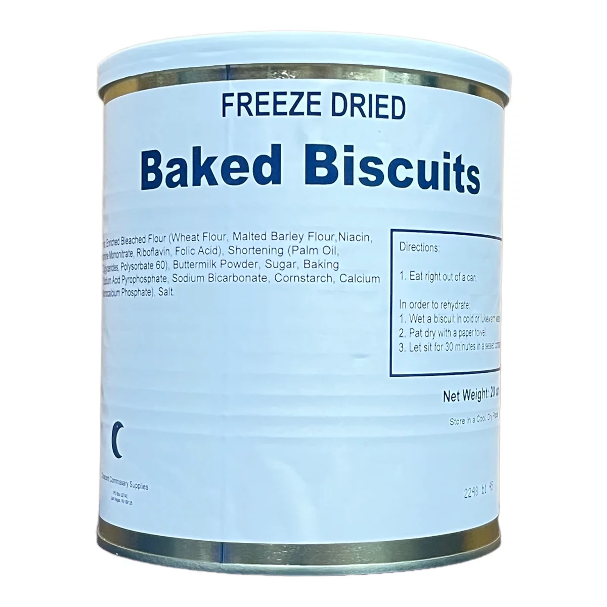 Freeze Dried Baked Biscuits #10 Can Y866702