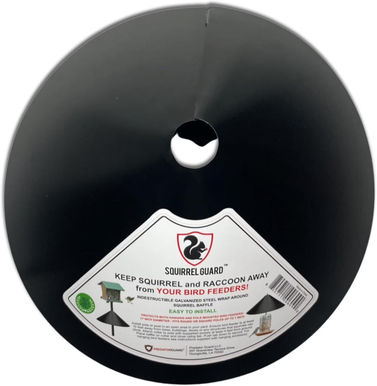 Squirrel Baffle 17 inch Galvanized Steel Z859469