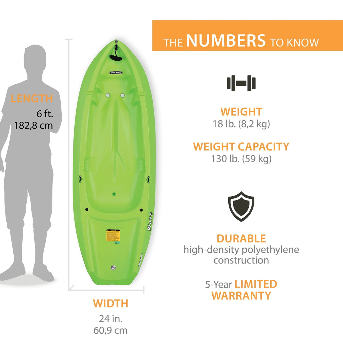 Green Youth Kayak with Paddle E7583