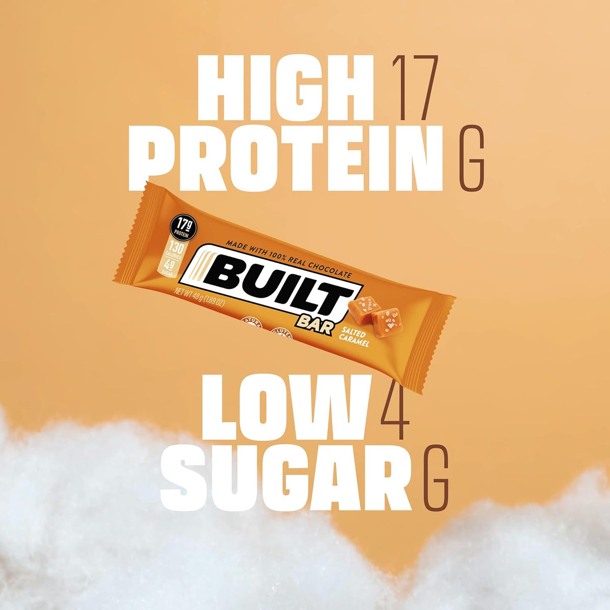 Salted Caramel Protein Bar, Gluten Free, 12 Count E2551