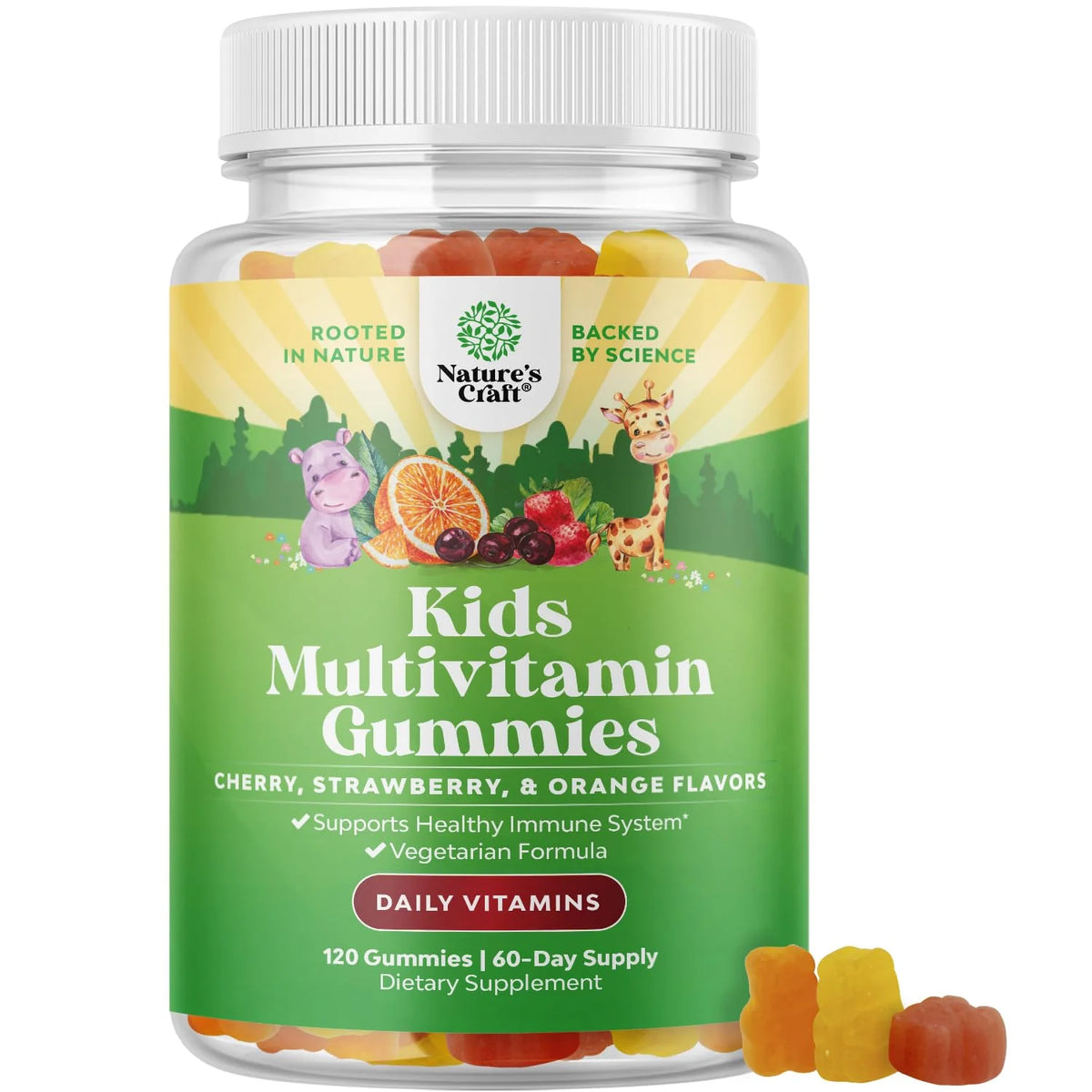 Plant Based Kids Multivitamin Gummies 120ct B246857