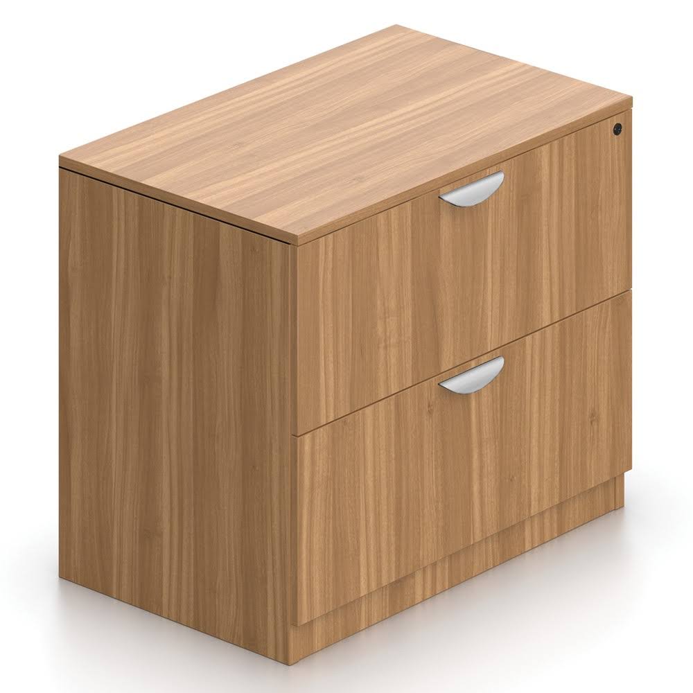 36x22 W 2-Drawer Lateral File Cabinet, Autumn Walnut W51499