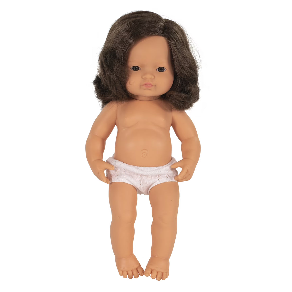 Caucasian Brunette Girl Baby Doll Z282