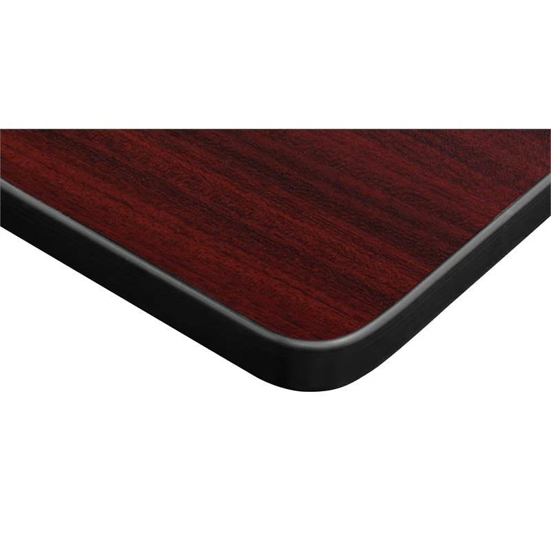 Mahogany Chrome Training Table K779