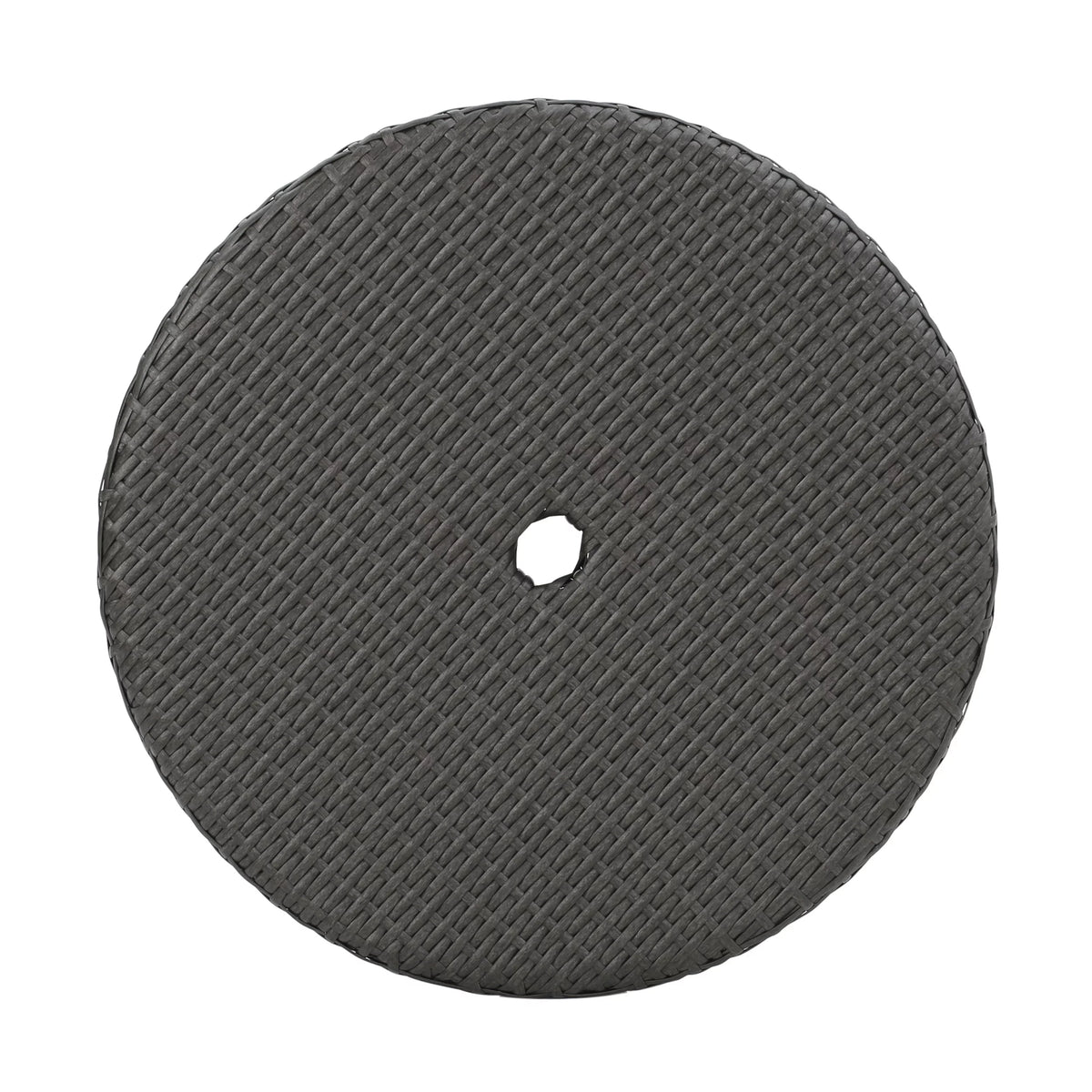 Grey Wicker Round Dining Table W8538