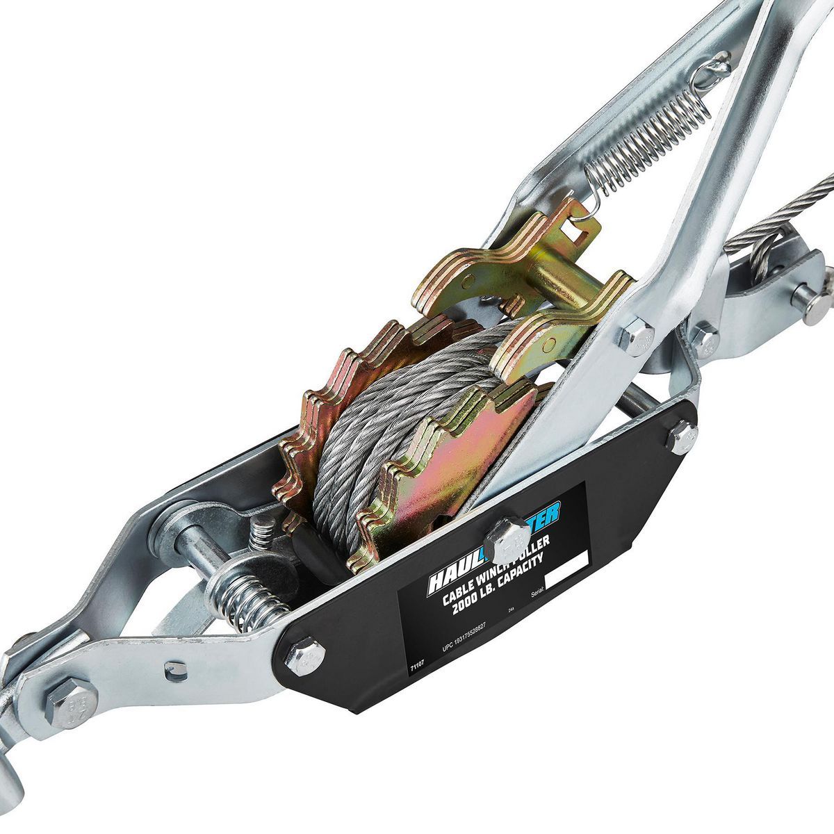 2000 lb. Capacity 10 ft. Cable Winch Puller M1304