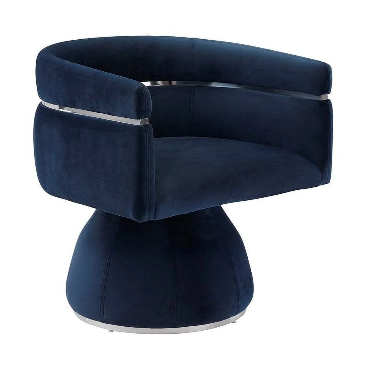 Blue Velvet Accent Chair V83818