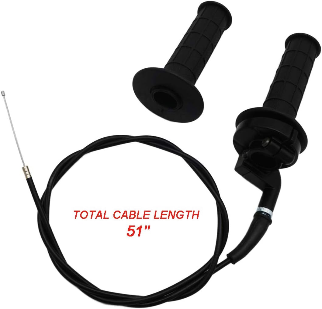 Throttle Accelerator Handle Grips and Cable Set I396840