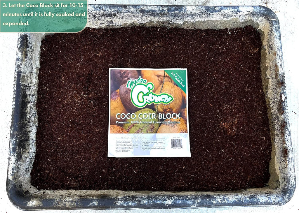 Coco Coir Block 2.5 Cubic Ft Block (2-Pack), Brown Z956918
