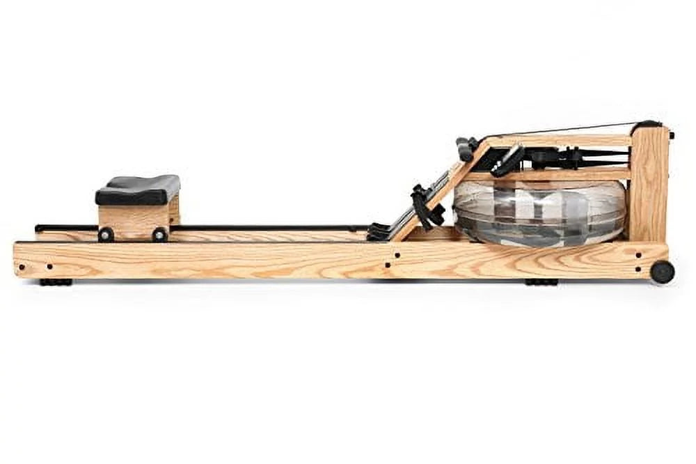Natural Ash Wood Rowing Machine with S4 Monitor P812430