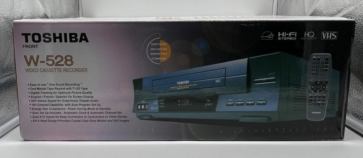 Black 4 Head Hi Fi Stereo VCR M8894