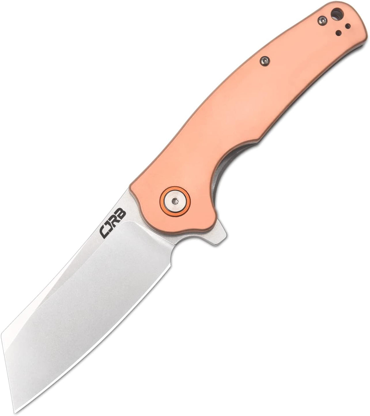 Folding Knife Black PVD Blade Carbon Fiber Handle Pocket Knife O898