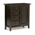 Dark Brown Medium Storage Cabinet Z624887