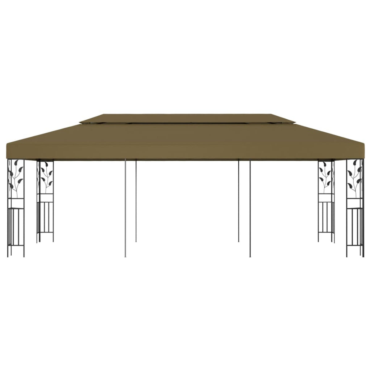 19.7'x9.8' Taupe Gazebo L591