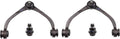 4 Pc Front Upper Control Arms + Lower Ball Joints Suspension Kit E420
