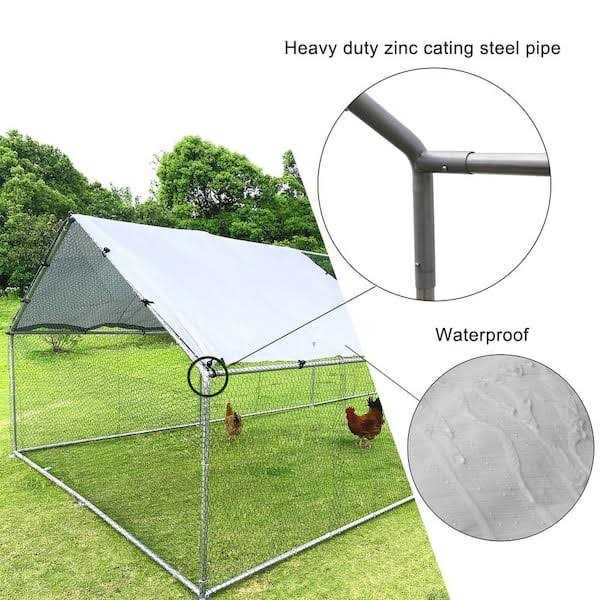 Metal Chicken Coop C7257