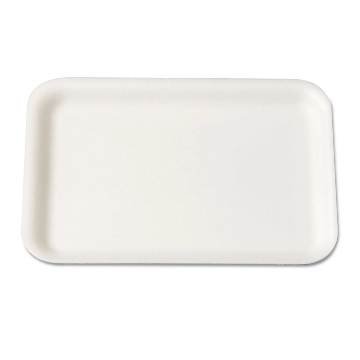 White Foam Food Tray 125-Pack Q183445