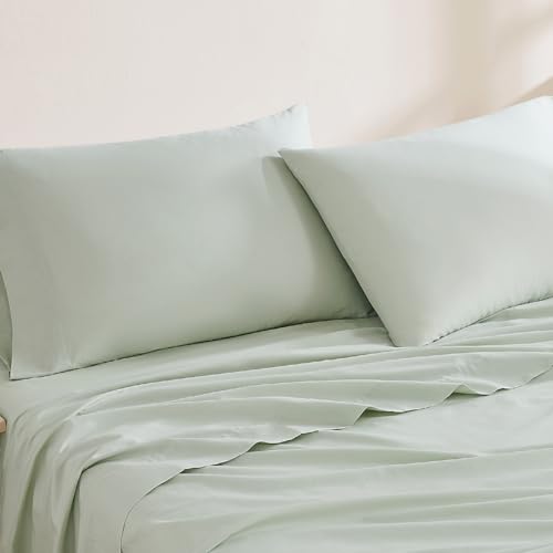 Navy Queen 4-Piece Organic Cotton Sheet Set G926539
