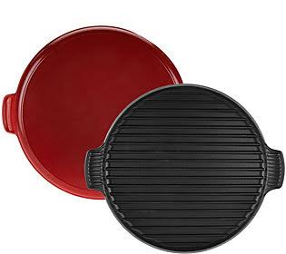 Cerise Round Cast Iron Grill L617