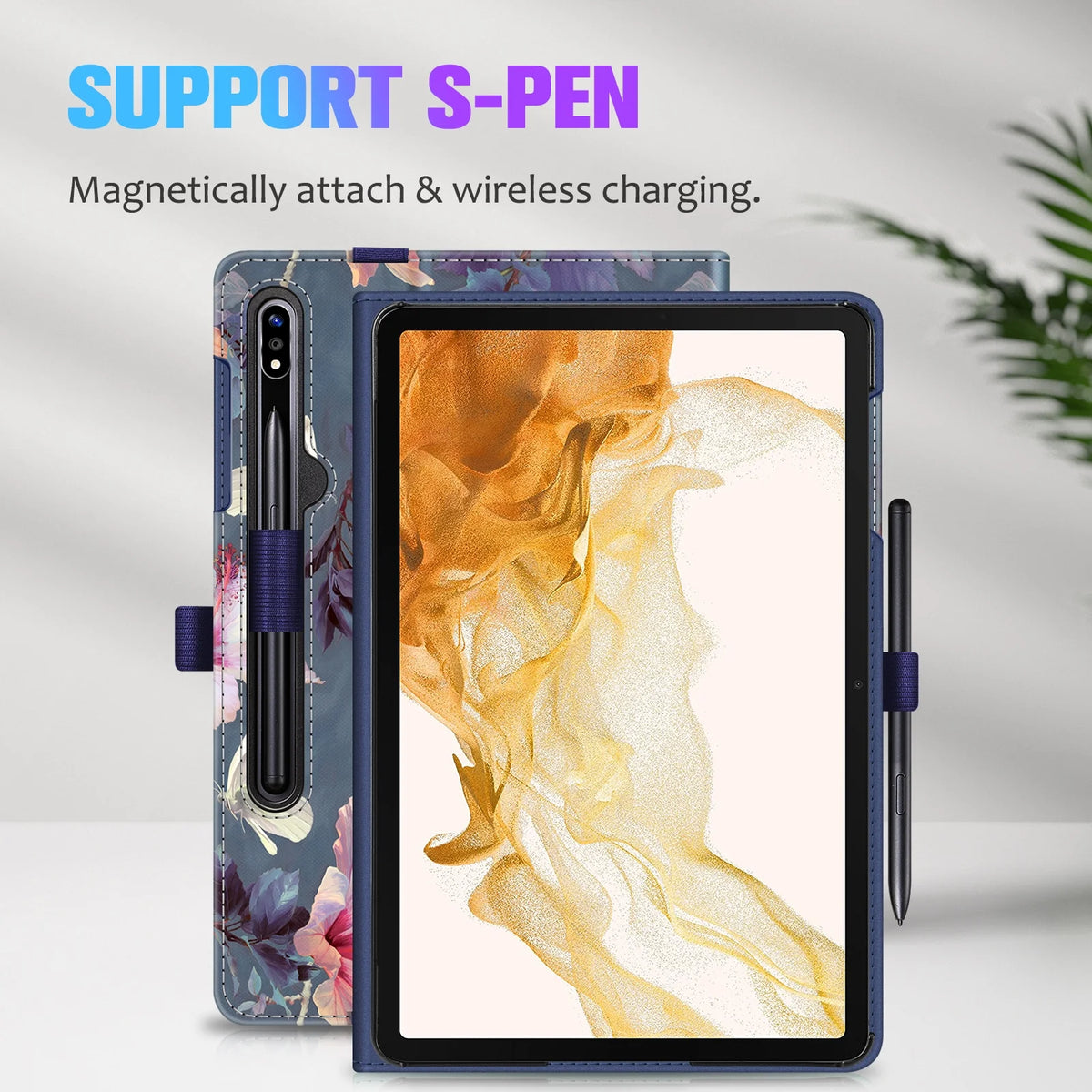 Blooming Hibiscus Protective Cover for Samsung Galaxy Tab S8 Plus B905